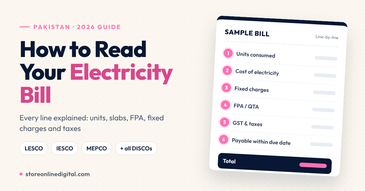 How to Read Electricity Bill